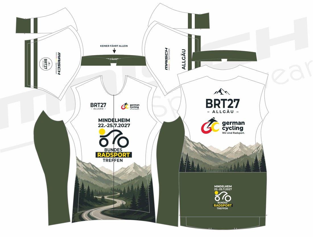 BRT27-Trikot Damen, Entwurfsbogen