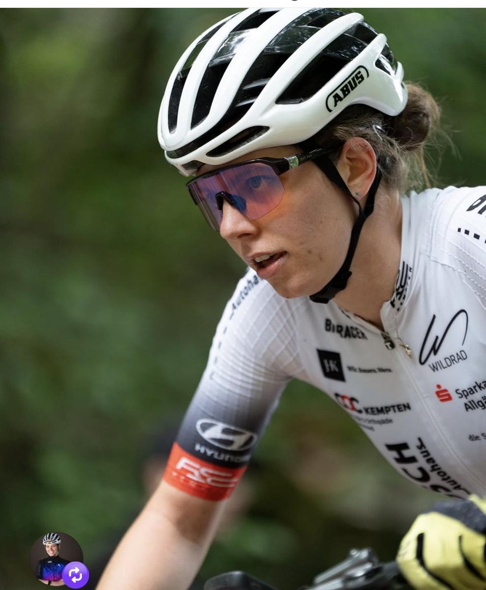 Sina van Thiel im Rennen