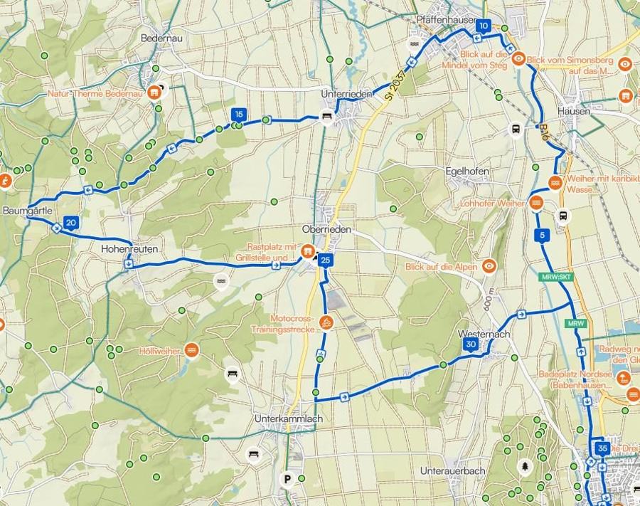 Karte: Nach Maria Baumgärtle
