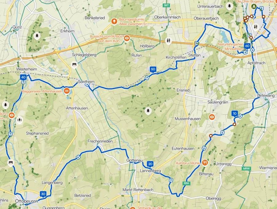 Karte: Zur Basilika Ottobeuren