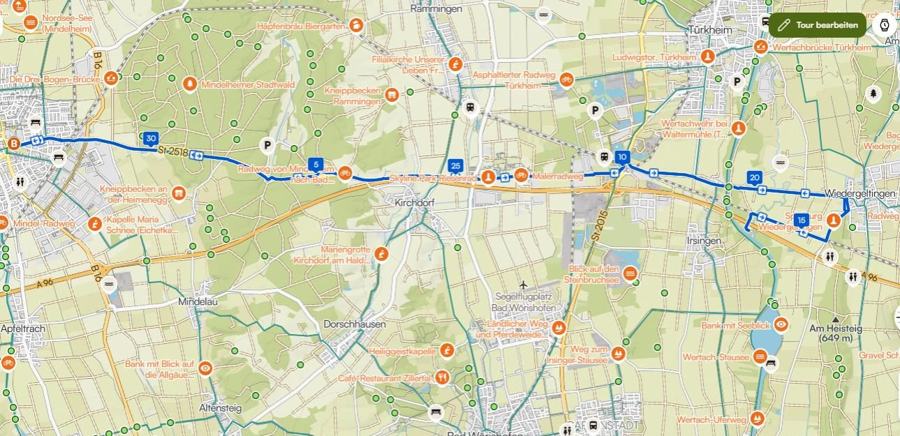 Karte: Besichtigung: Wertach-Wasserkraftwerk Türkheim